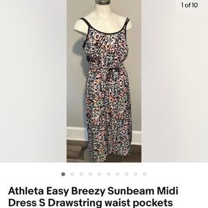Athleta multi color dress